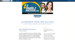 Desktop Screenshot of blog.tools2succeed.com